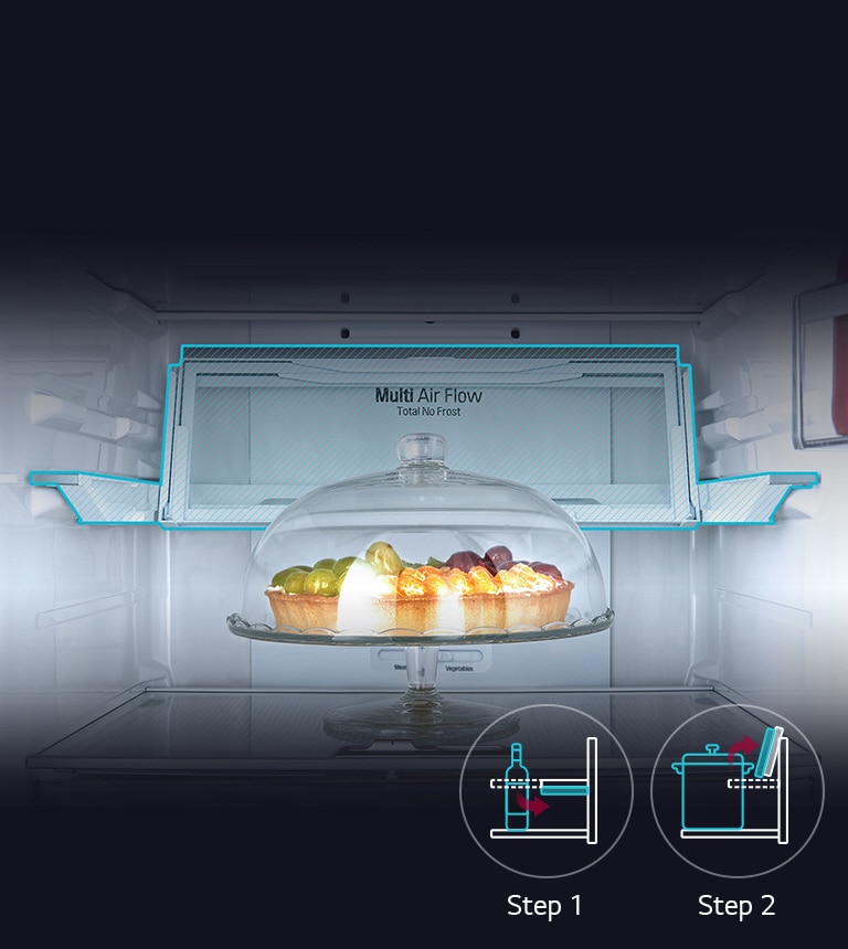 Kaksinkerroin taittuva hylly